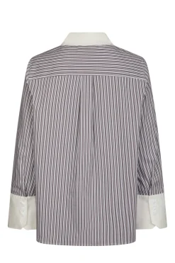Dranila Stripe Shirt 165982*Neo Noir