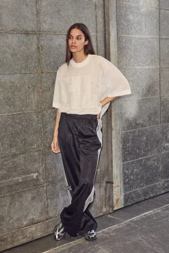 Haute L'Amitié Drift Hl Lace Tee HL10272< T-Shirts & Toppe