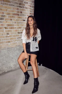 Haute L'Amitié Drift Ls Court Blouse HL10434< Bluser & Skjorter|Ammevenligt Tøj