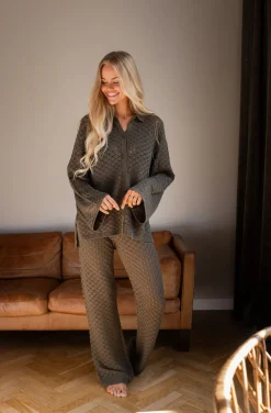 Molly&My x Julie Elgaard Elina Knit Blouse 167102< Sæt 🛍️|Bluser & Skjorter