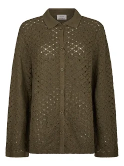 Molly&My x Julie Elgaard Elina Knit Blouse 167102< Sæt 🛍️|Bluser & Skjorter