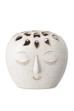 Elissa Vase, Hvid, Stentøj*Bloomingville Best