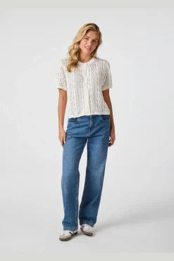 Ellen Crochet Knit Cardigan 161641*Neo Noir New