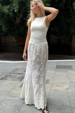 BYIC Ellinoric Lace Maxi Skirt< Nederdele