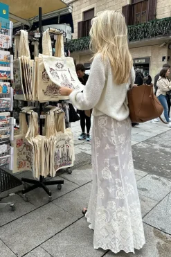 BYIC Ellinoric Lace Maxi Skirt< Nederdele