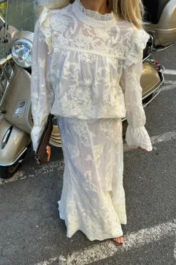 BYIC Ellinoric Lace Maxi Skirt< Nederdele