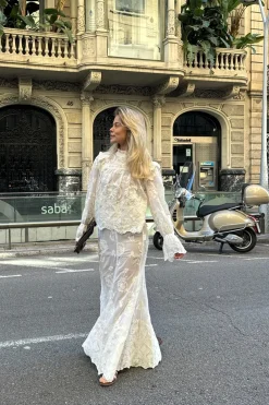 BYIC Ellinoric Lace Maxi Skirt< Nederdele