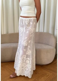 BYIC Ellinoric Lace Maxi Skirt< Nederdele