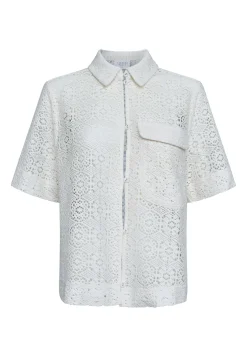 Sisters Point Elsia-Sh.Ss 18972< Bluser & Skjorter|Ammevenligt Tøj