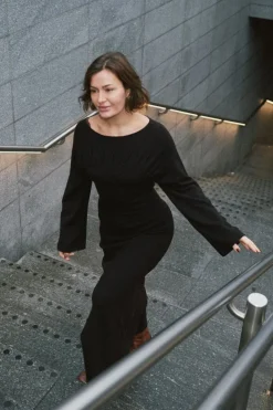 Emerson Knit Dress 167046*Neo Noir Discount