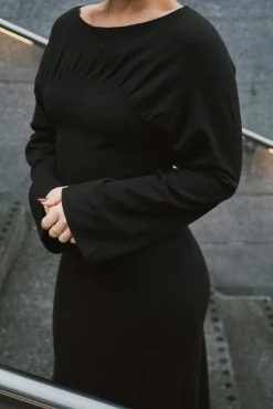 Emerson Knit Dress 167046*Neo Noir Discount