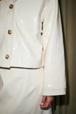 Emilia Patent Jacket 164794*Neo Noir Discount