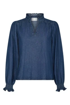Emmeline Denim Blouse 164434*Neo Noir Sale