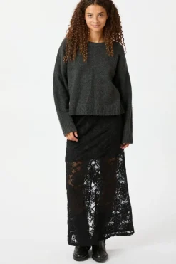 Neo Noir Emmie Lace Skirt 163608< Nederdele