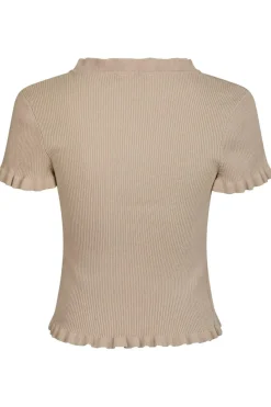 Esla Frill Knit Tee 164432*Neo Noir Best