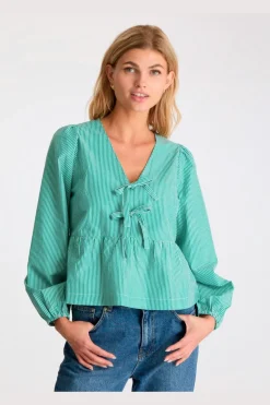 Esmée Small Stripe Blouse*Neo Noir New