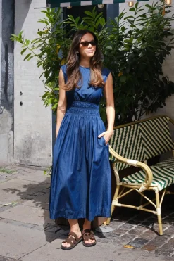 Esmy Denim Dress 166280*Neo Noir Outlet