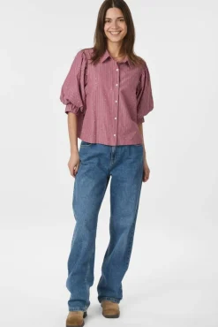 Neo Noir Etta Soft Stripe Stone Shirt 166416< Bluser & Skjorter|Ammevenligt Tøj