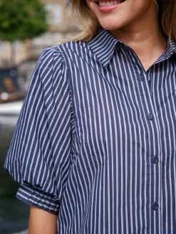 Neo Noir Etta Stripe Shirt 166862< Bluser & Skjorter|Ammevenligt Tøj
