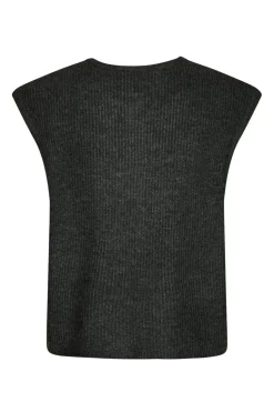 Neo Noir Everest Knit Vest 164870< Veste|Ammevenligt Tøj