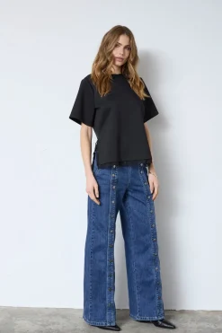 Co´Couture Evicc Lace Tee 43031< T-Shirts & Toppe