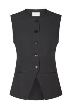 Neo Noir Fabia Structure Waistcoat 164162< Veste|Ammevenligt Tøj