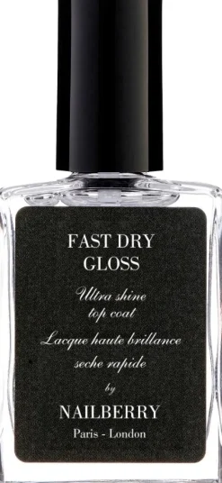 Nailberry Fast Dry Gloss Top Coat 15 ml< Neglelak