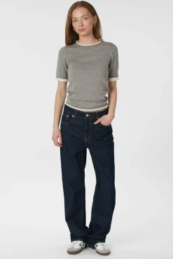 Neo Noir Fauna Double Knit Tee 166372< Strik|Bluser & Skjorter