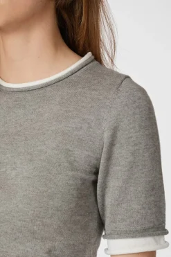 Neo Noir Fauna Double Knit Tee 166372< Strik|Bluser & Skjorter