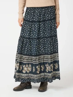 Felicia Mini Border Skirt 162569*Neo Noir