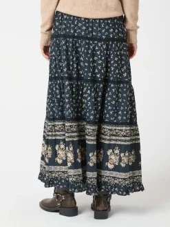 Felicia Mini Border Skirt 162569*Neo Noir