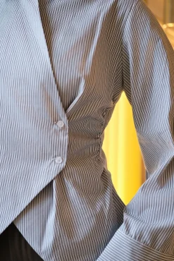 Neo Noir Fenli Striped Shirt 165677< Bluser & Skjorter|Ammevenligt Tøj