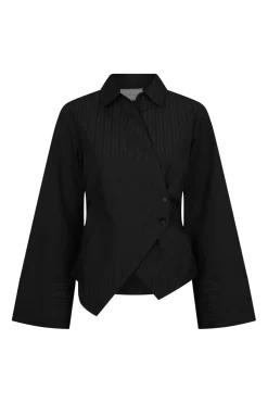 Fenli Tone Stripe Shirt 167434*Neo Noir Best