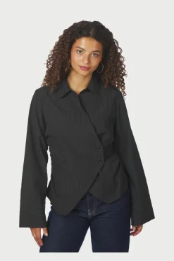 Fenli Tone Stripe Shirt 167434*Neo Noir Best