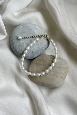Mellow Moon Ferskvandsperle Armbånd< Armbånd