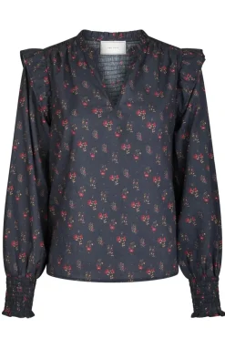 Neo Noir Filja Fine Print Blouse 166551< Bluser & Skjorter