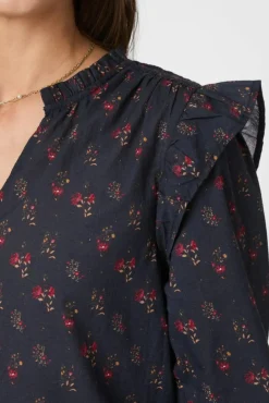 Neo Noir Filja Fine Print Blouse 166551< Bluser & Skjorter