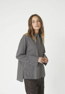 Co´Couture Finacc Stripe Shirt 35880< Bluser & Skjorter|Ammevenligt Tøj