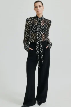 Second Female Fique Straight Trousers 59024< Bukser, Jeans & Leggings