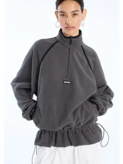 Fleece Half Zip Jacket 1153681205*Rotate Best