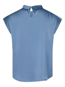 Neo Noir Fleur Drapy Satin Blouse< T-Shirts & Toppe