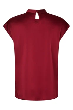 Neo Noir Fleur Drapy Satin Blouse 160990< Bluser & Skjorter