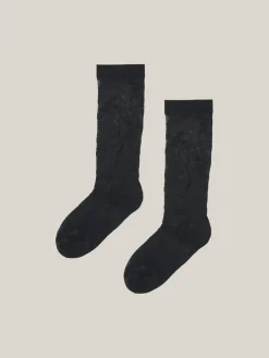 Wolford Floret Knee-highs34423< Strømper & Strømpebukser