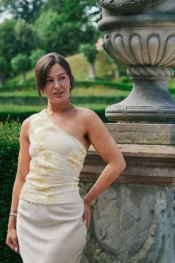 Neo Noir Florini Big Flower Mesh Top 166166< T-Shirts & Toppe