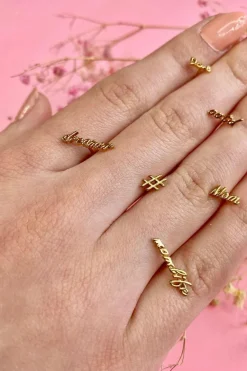 Mellow Moon Forgyldt ørering< Øreringe