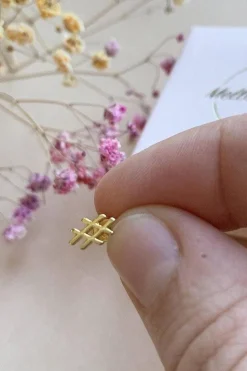 Mellow Moon Forgyldt ørering< Øreringe