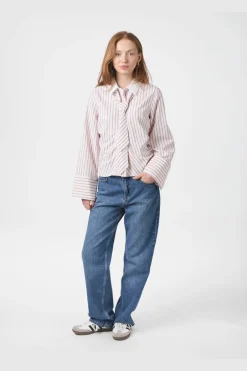 Neo Noir Francesca Stripe Shirt 981< Bluser & Skjorter