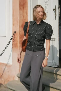 Frannie Dot Shirt 166006*Neo Noir Sale