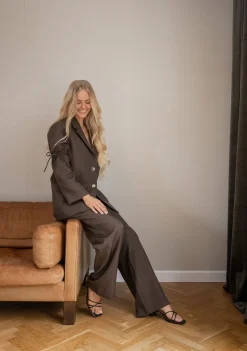 Molly&My x Julie Elgaard Frida String Structure Blazer 167115< Sæt 🛍️|Jakkesæt