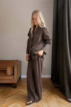 Molly&My x Julie Elgaard Frida String Structure Blazer 167115< Sæt 🛍️|Jakkesæt